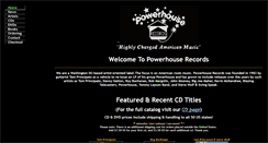 Desktop Screenshot of powerhouserecords.com